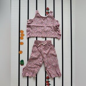 Zara kids Pink Floral set